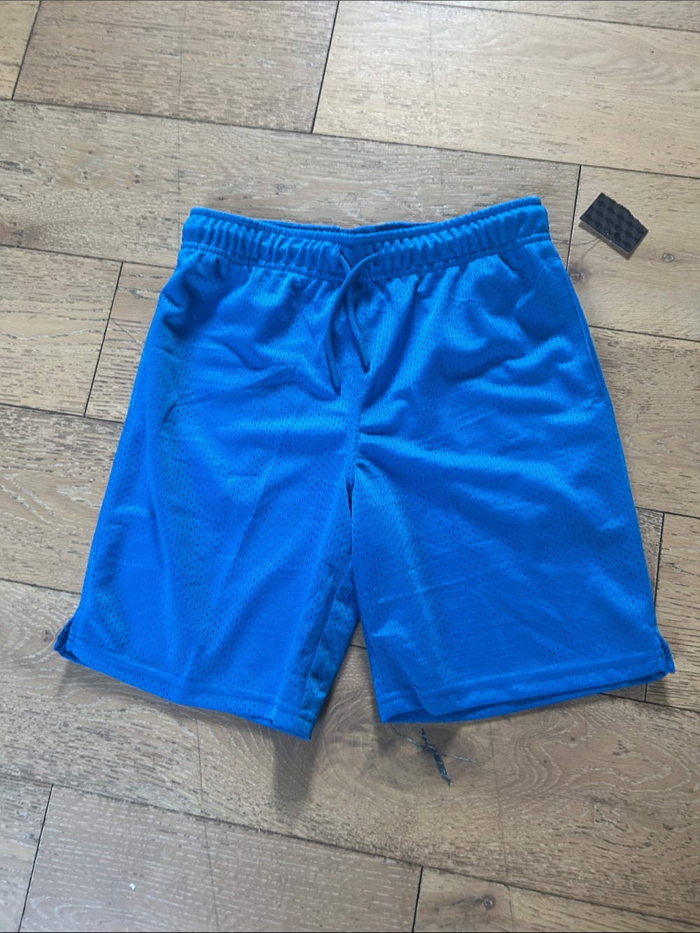 Men's Blue Athletic Mesh Shorts - Lightweight Performance